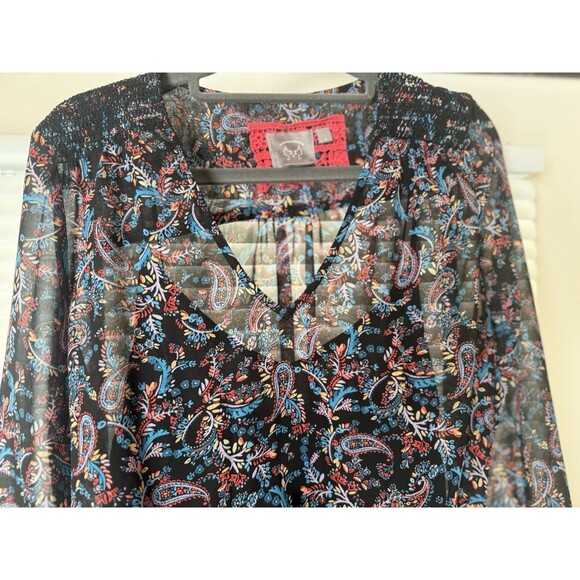 Anthropologie Virginia Day Tripper Dress Lined Smocked Waist Size Small - Picture 5 of 14